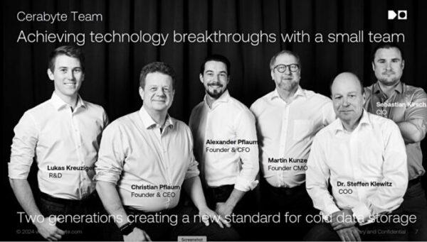 Ceramic storage player Cerabyte receives slice of €411M in European funding